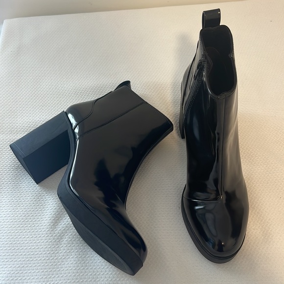 H&M Divided Ankle Boots Sz 41(9.5) - Picture 2 of 11
